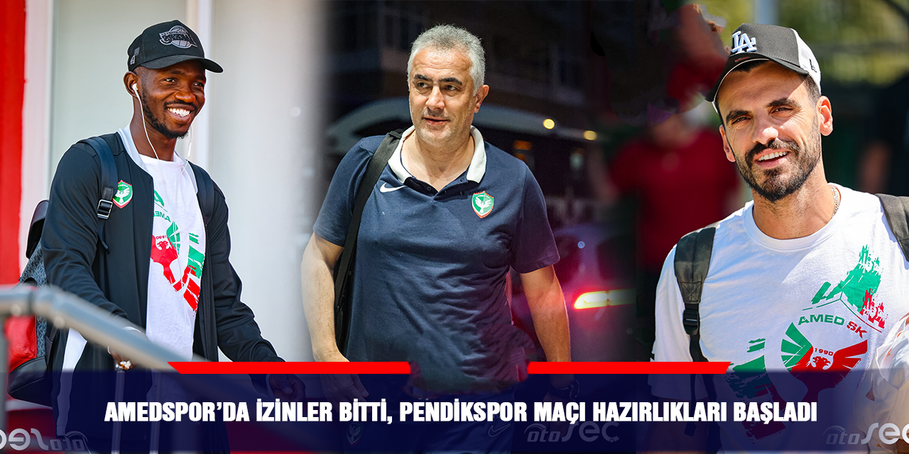 Amedspor’da izinler bitti Pendikspor maç hazırlıkları başlıyor