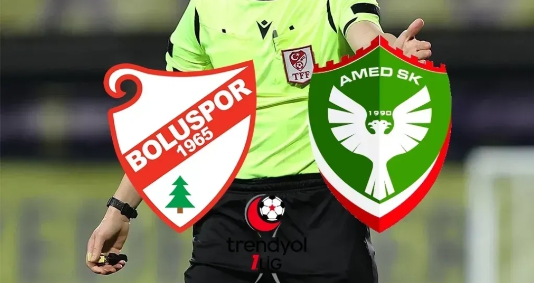 Amedspor – Boluspor maçının hakemi belli oldu. Amed spora hayırlı olsun