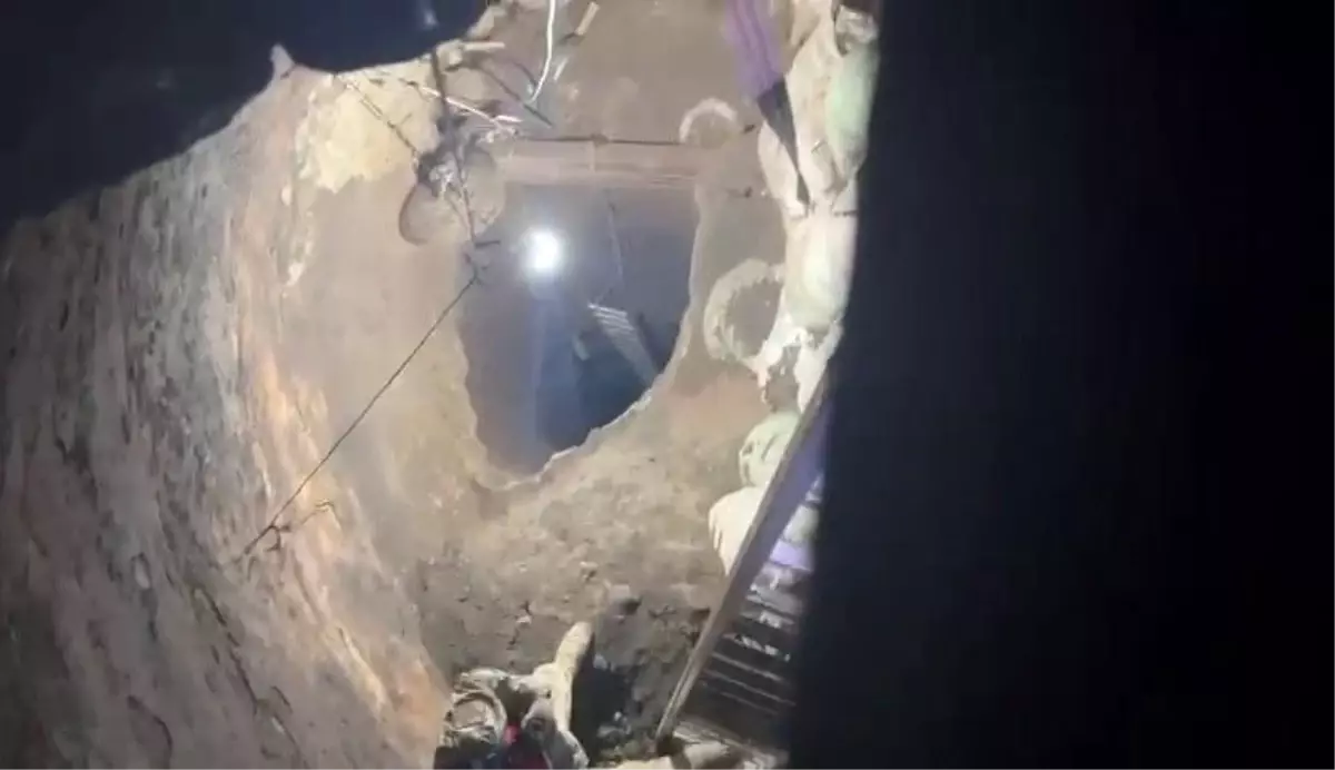 Define hevesiyle 40 metrelik kuyuyu evinin bahçesine 40 metre indi