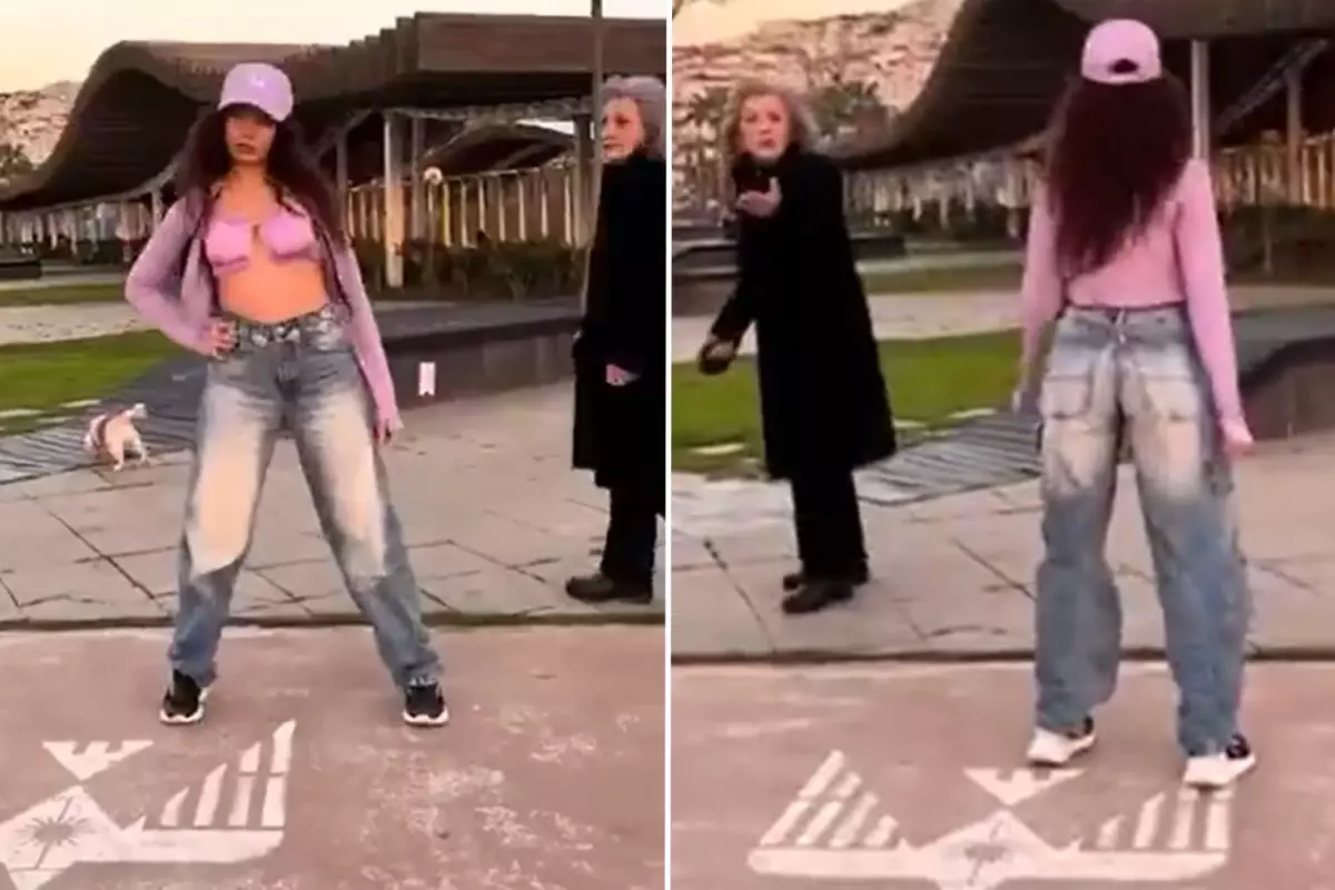 İzmir'de dans eden bir kıza şok tepki verdi