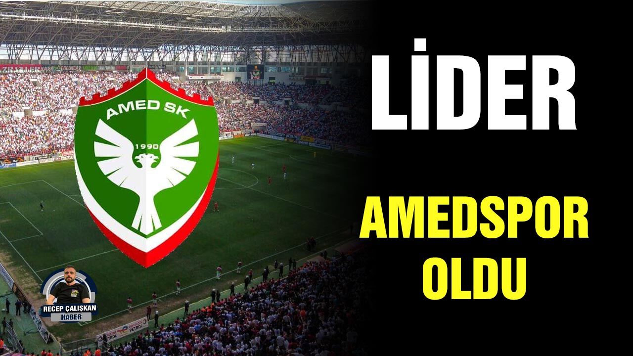 Lider Amedspor olmayı başardı