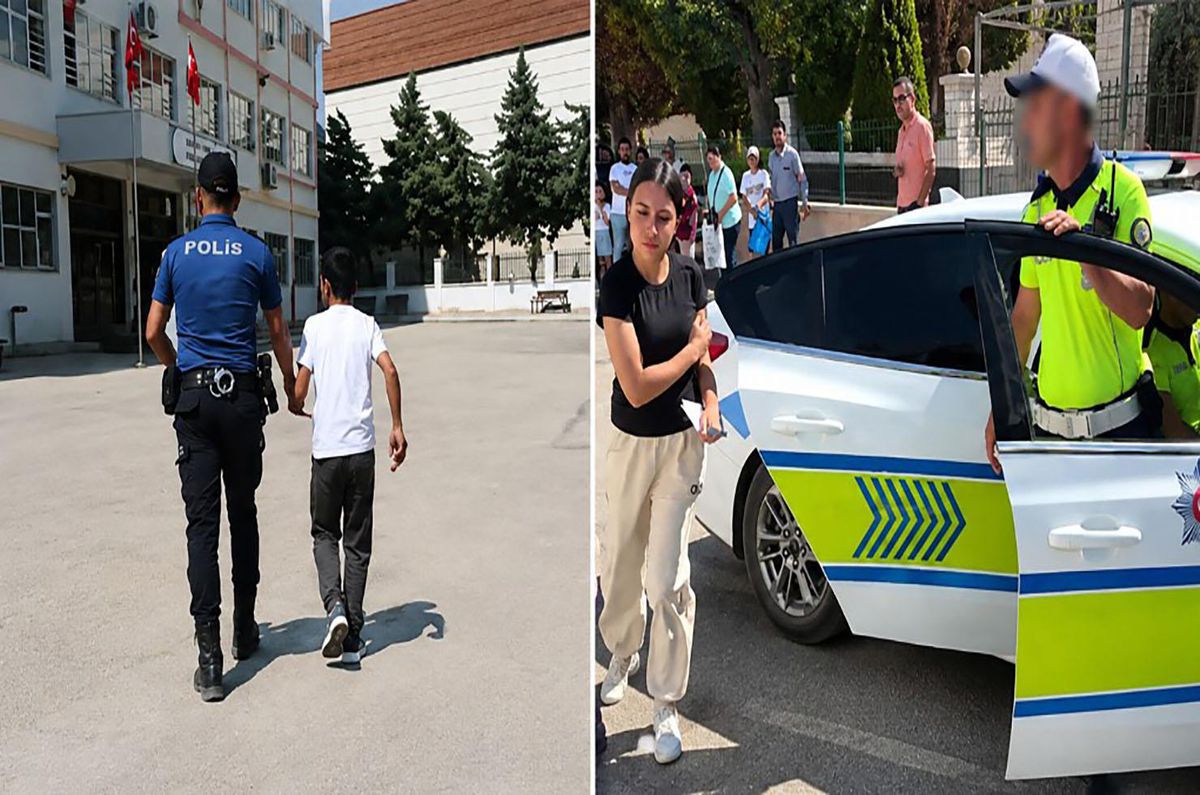 Polis, LGS'de Geç Kalan Öğrencilere yetistirmeye çalıştı