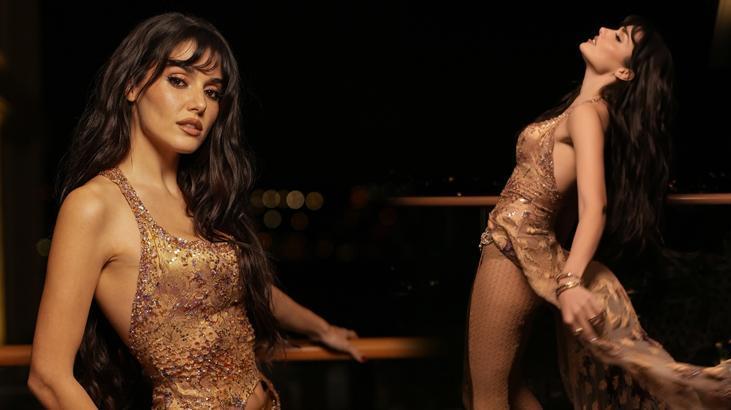 Hande Erçel yine göz kamaştırdı!!! Joy Awards ödül töreninde ünlü oyuncu dikkatleri üzerine cekti