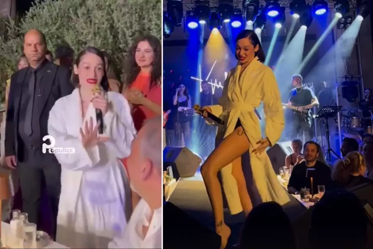 Uçakta valizi kaybolan Alya, sahneye öyle bir ciktiki